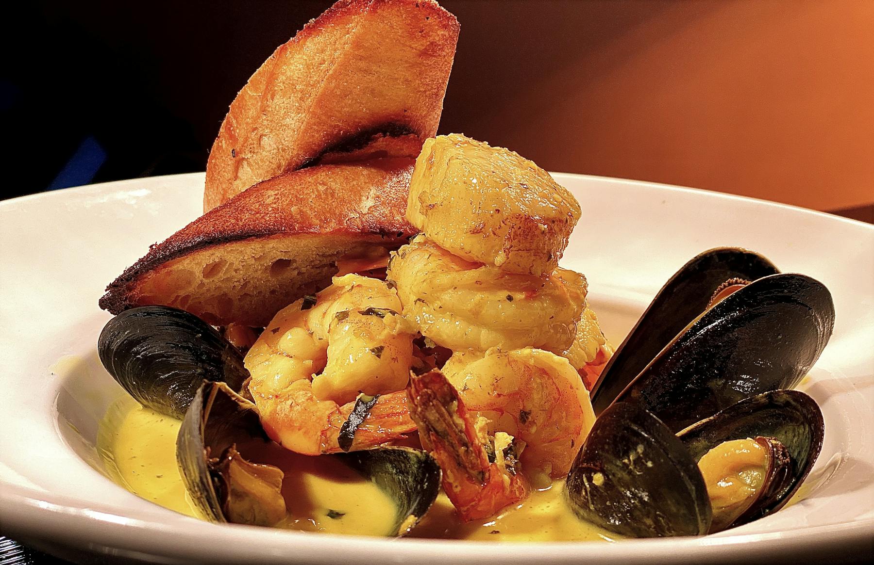 Seafood plate