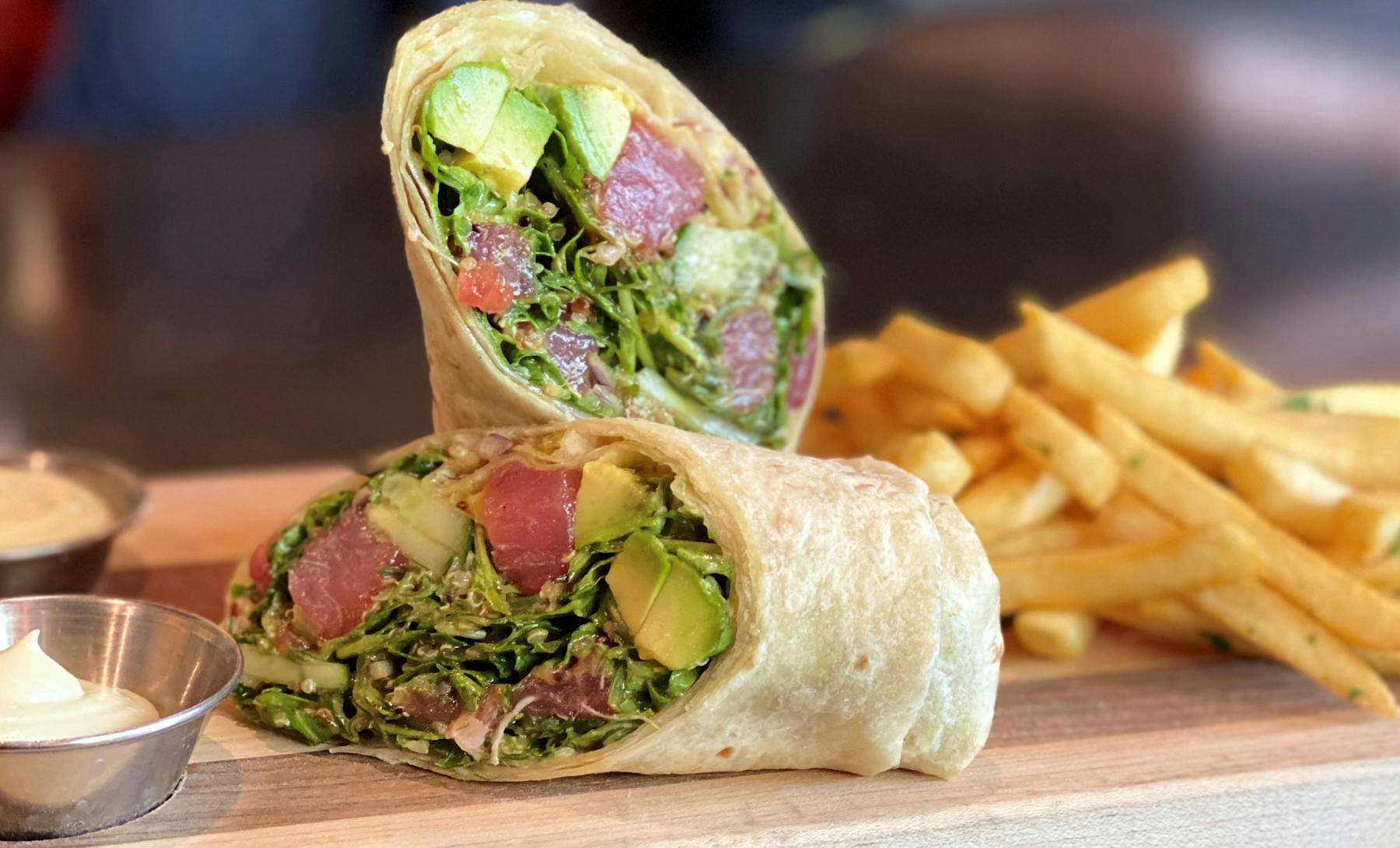 Ahi Tuna Wrap