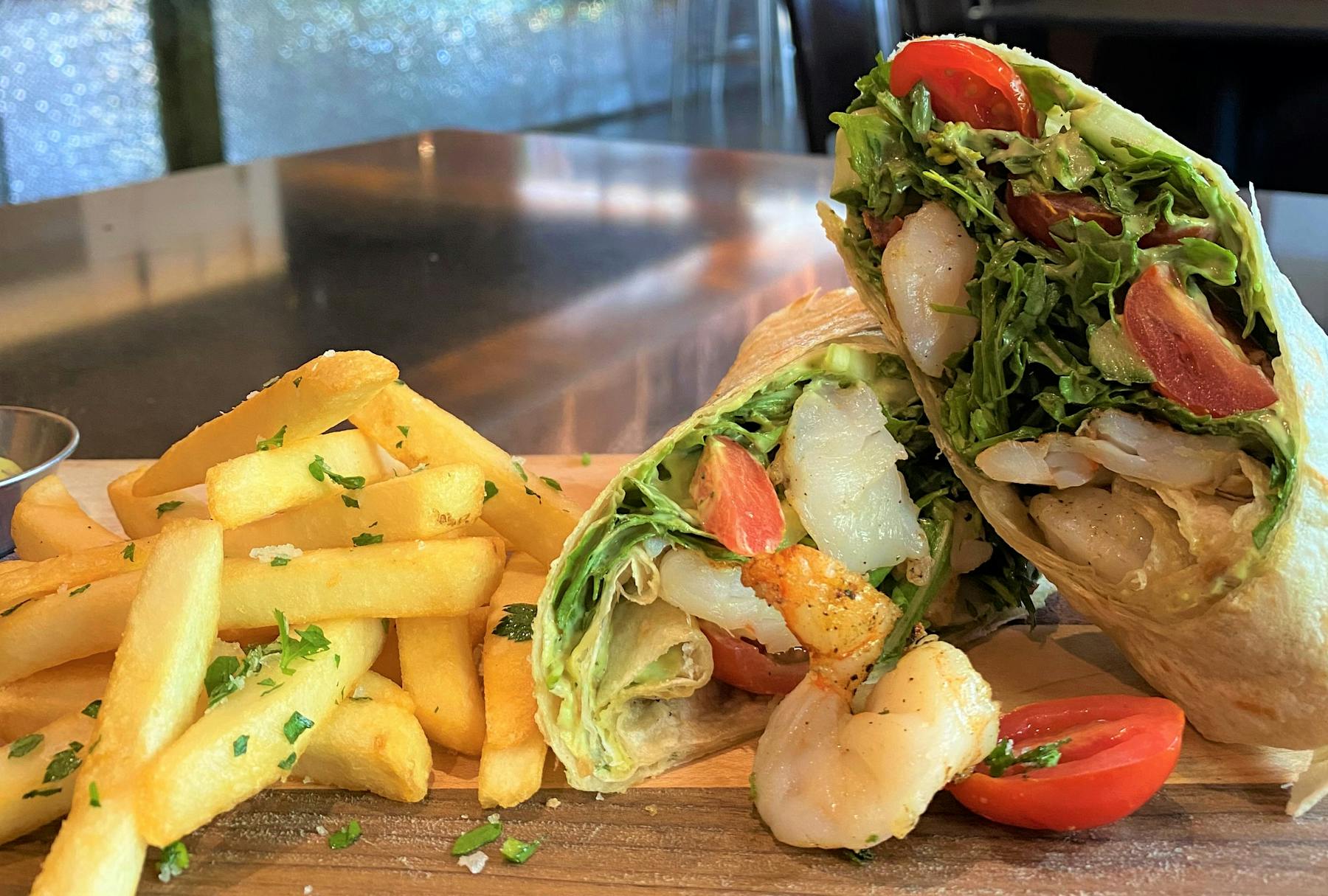 Grilled Shrimp Wrap