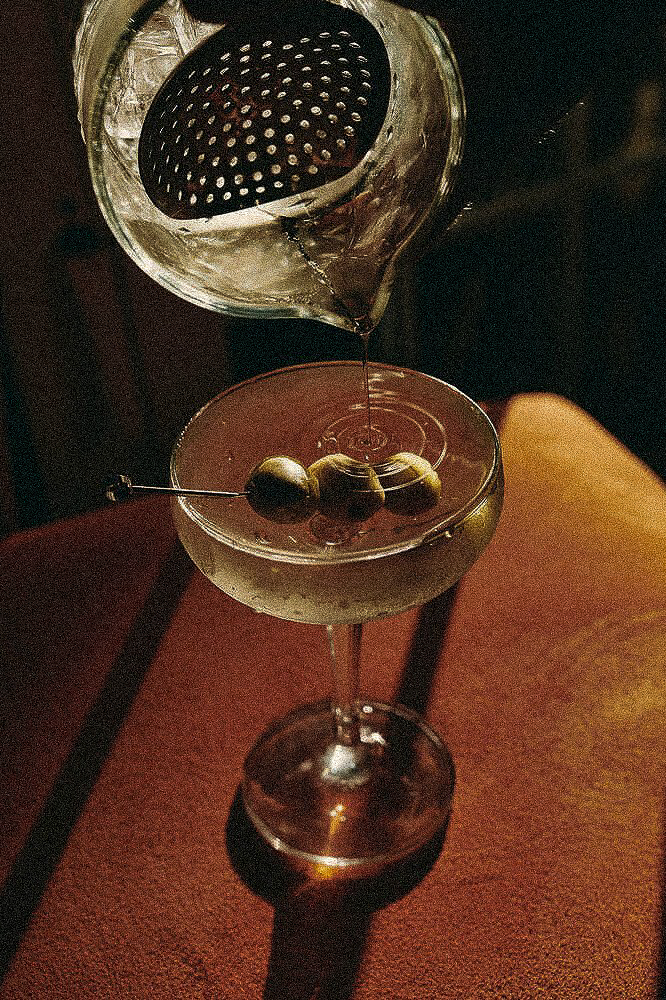 a glass bowl on a table