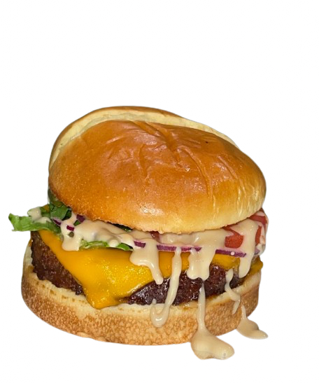 a sandwich sitting on top of a table