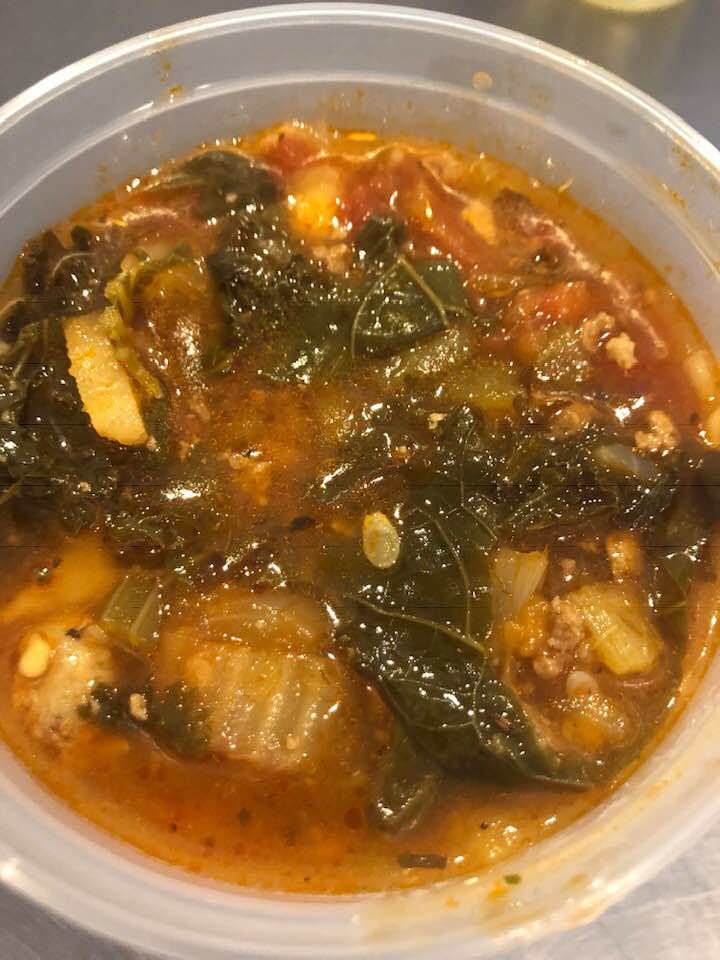 a bowl of soup