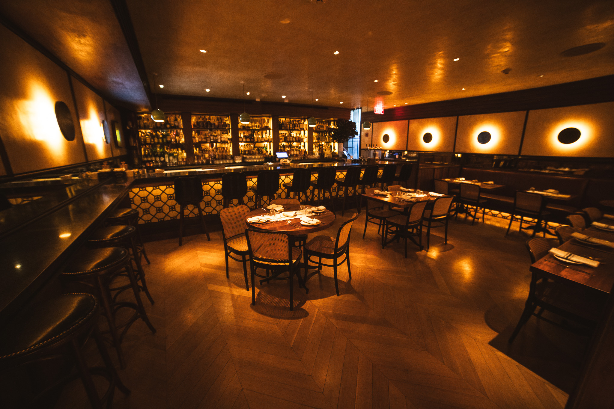 Sofia's speakeasy-style indoor cigar lounge in Englewood, one of the few cigar lounges in NJ where smoking is permitted indoors.