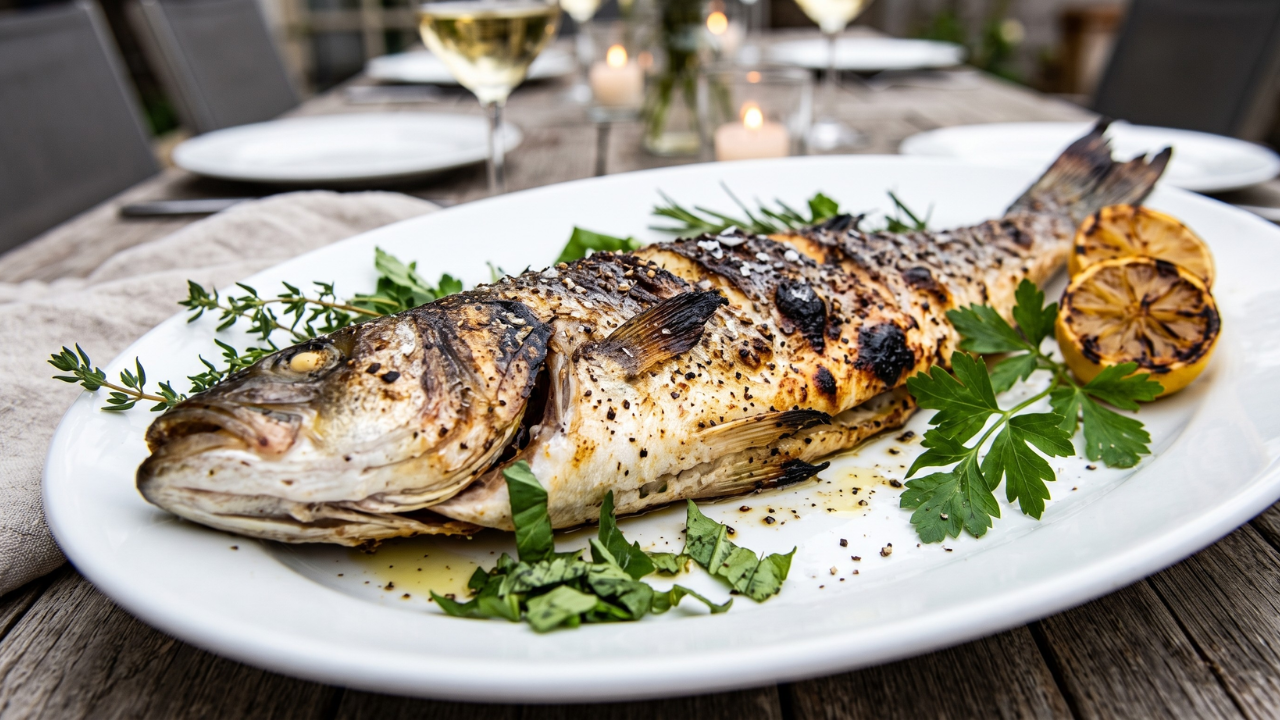 Whole Fish at a Fine Dining Restaurant