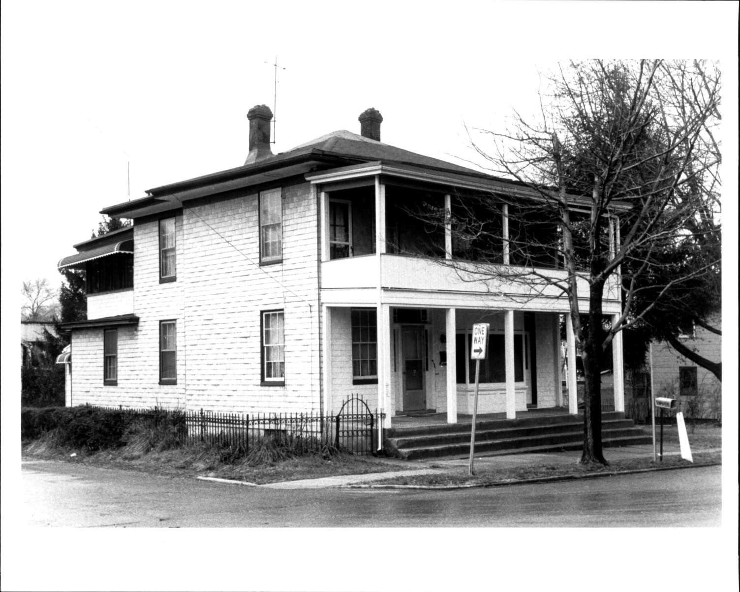 a vintage photo of a house