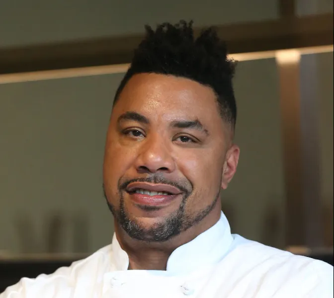 Erick Brown Fresko Natural Food Restaurant in Des Moines, IA