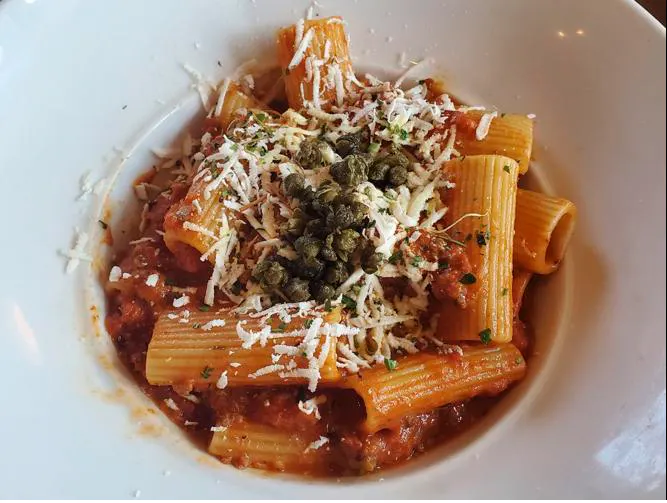 a bowl of food on a plate