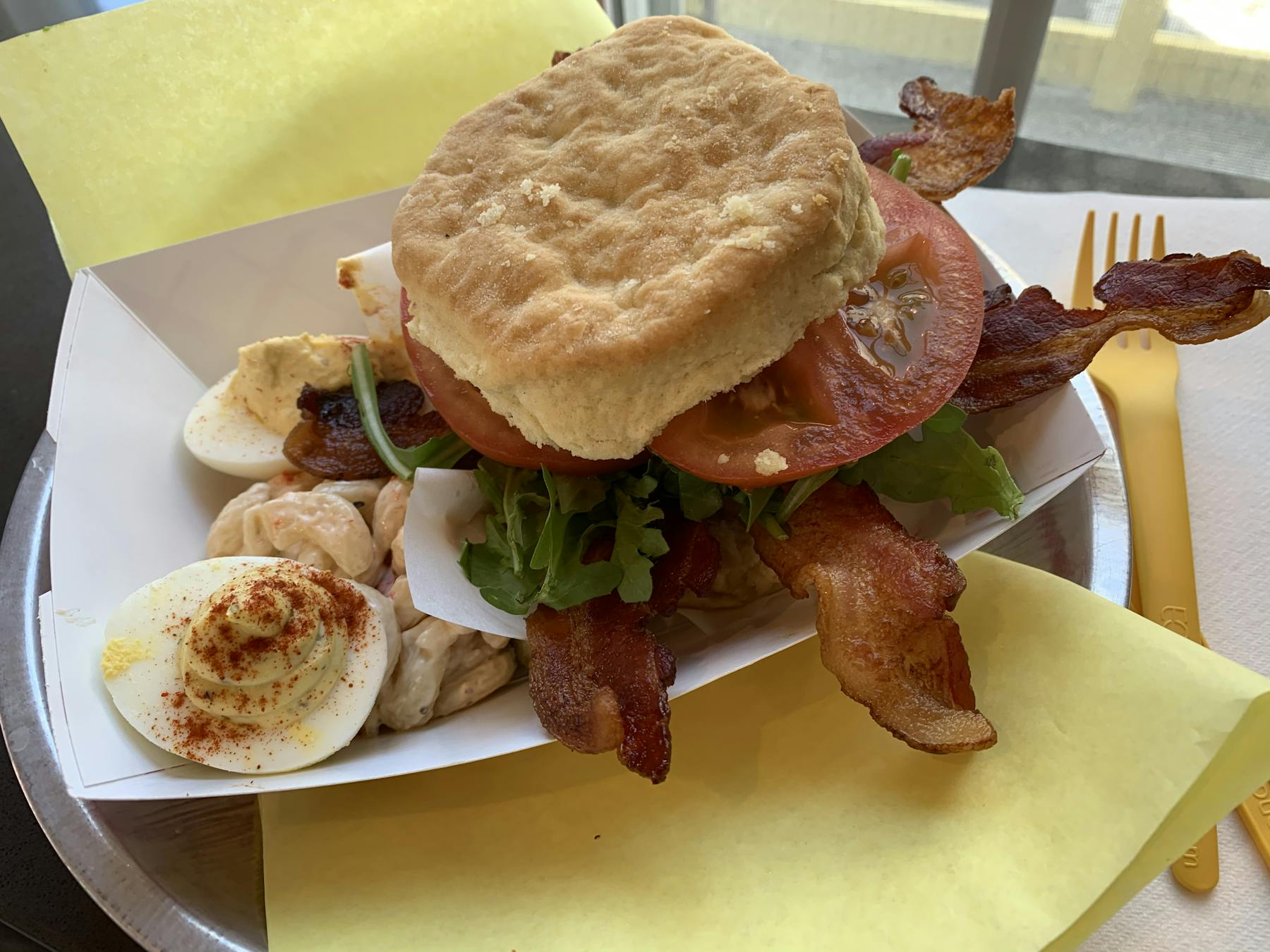 a sandwich on a plate