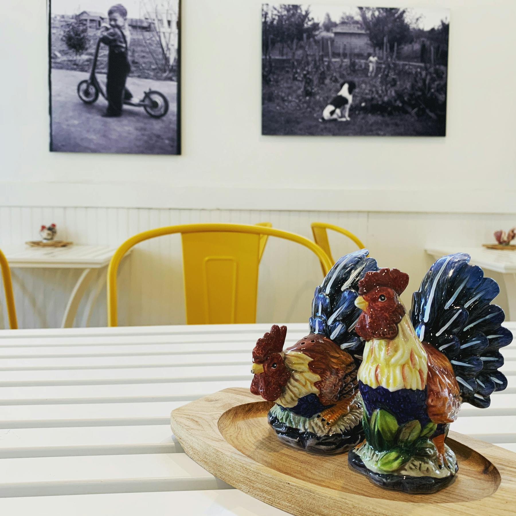 a vase of flowers on a table