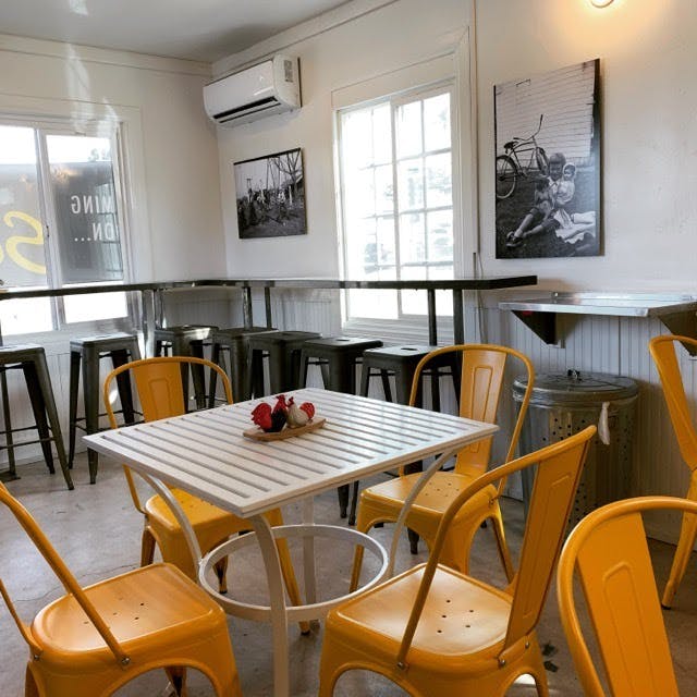 a dining room table