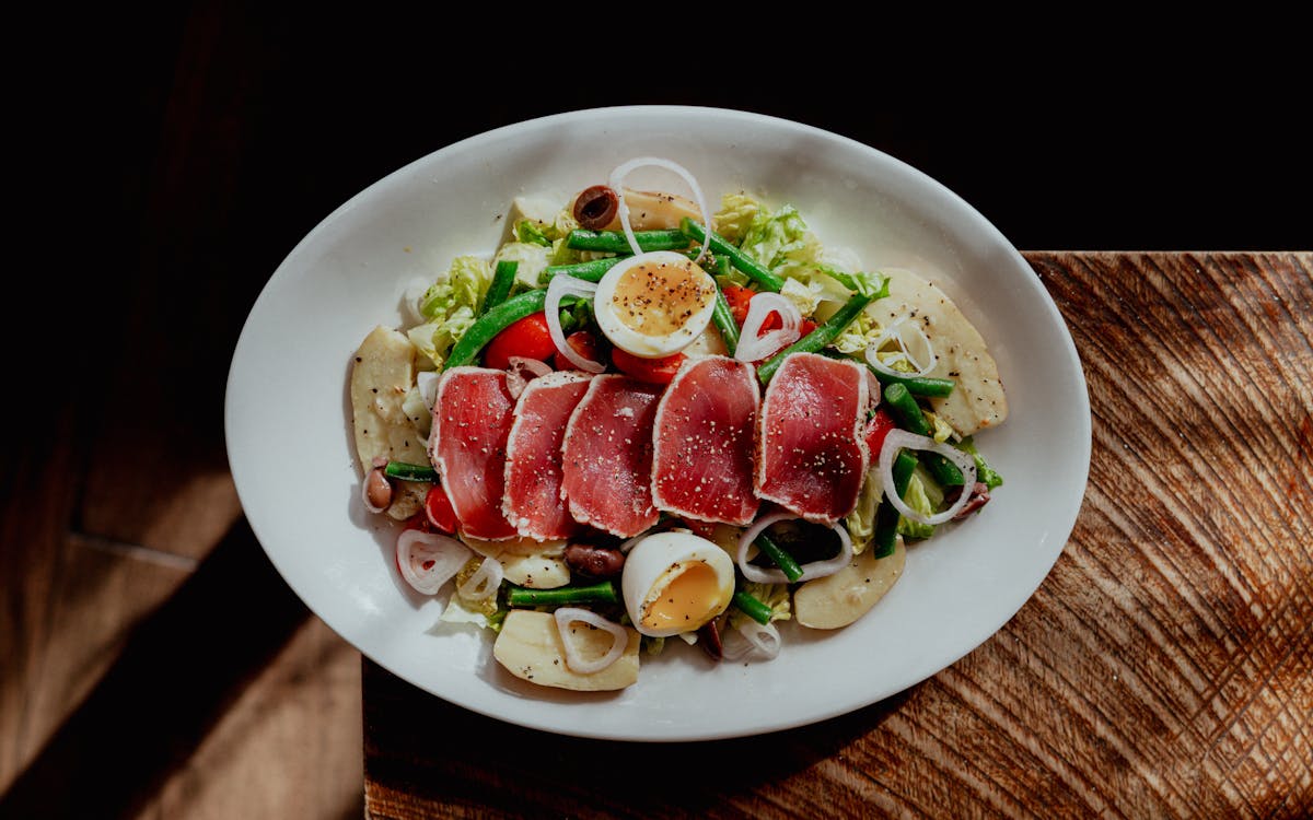 food on a plate
