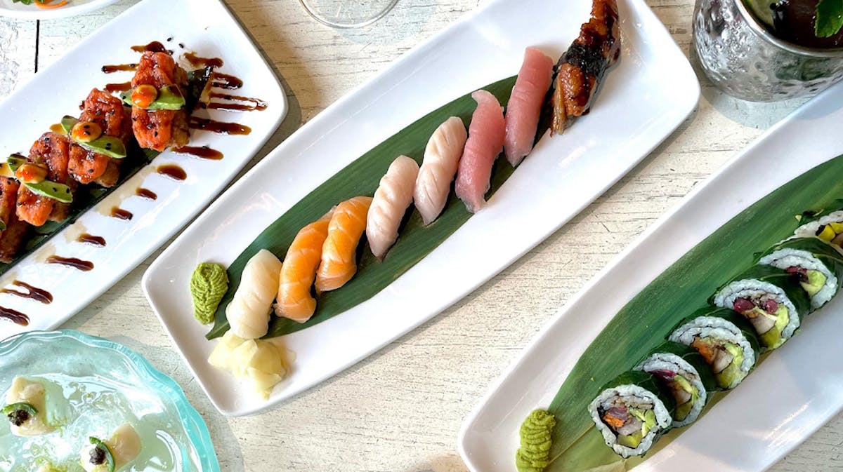 fresh sushi at suagarcan miami restaurant