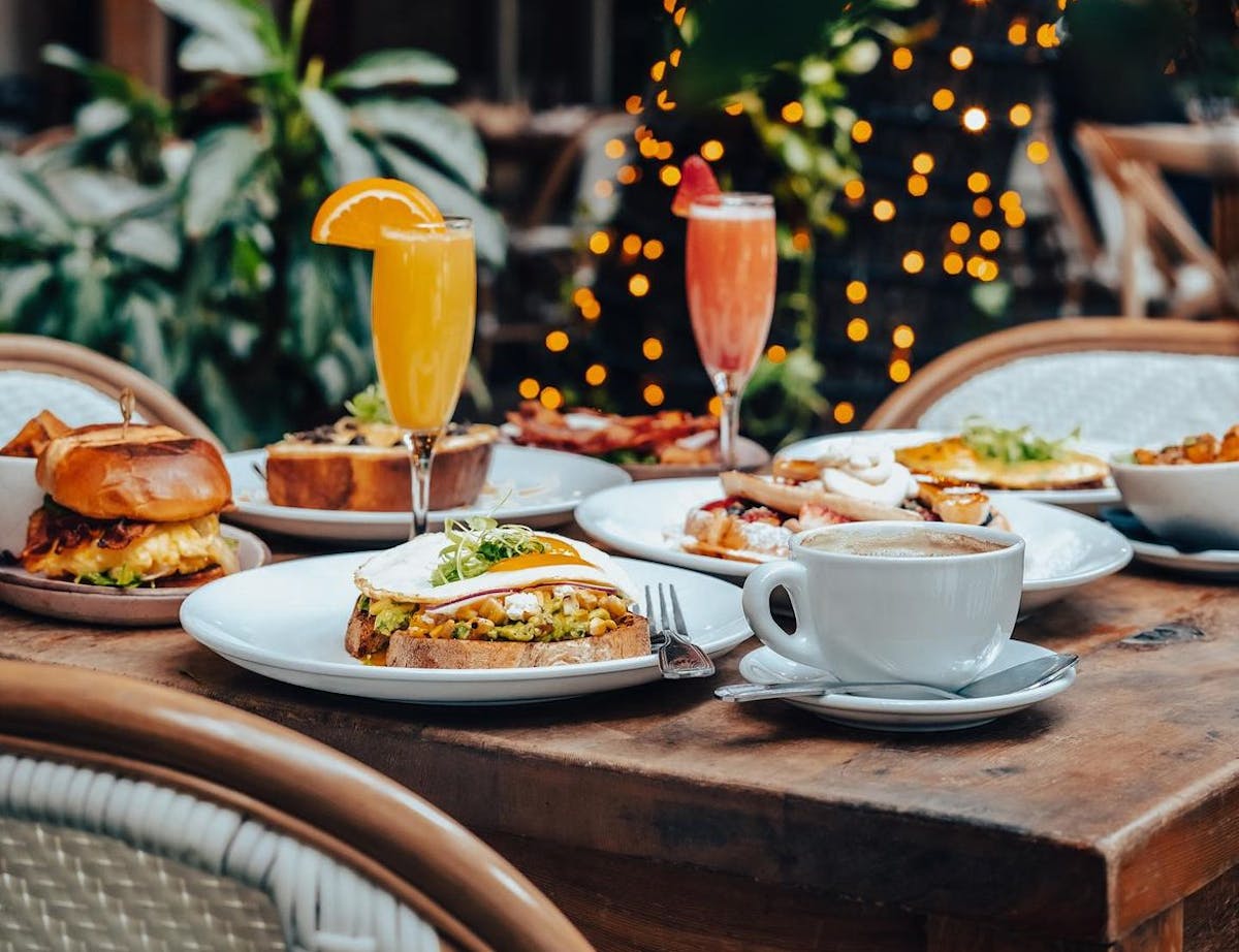 Brunch menu selects at Sugarcane Miami.