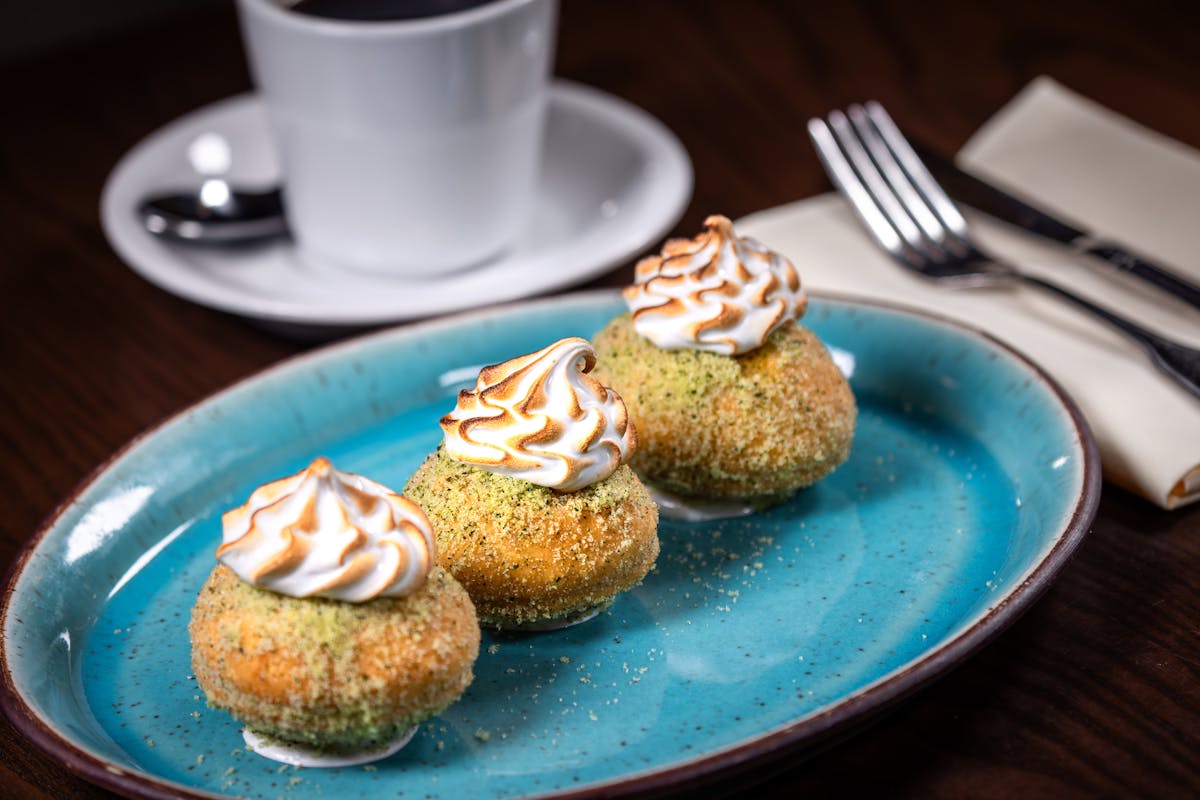 Key lime donuts from Sugarcane, which is a restaurant based in The Venetian Hotel in Las Vegas.
