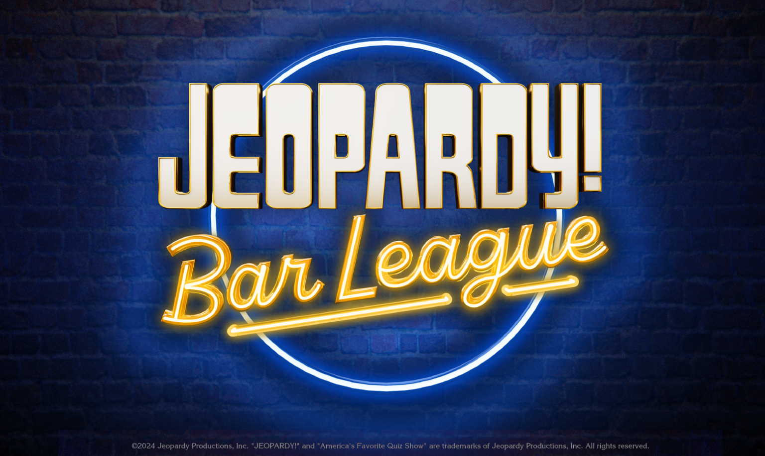 Jeopardy Bar League logo