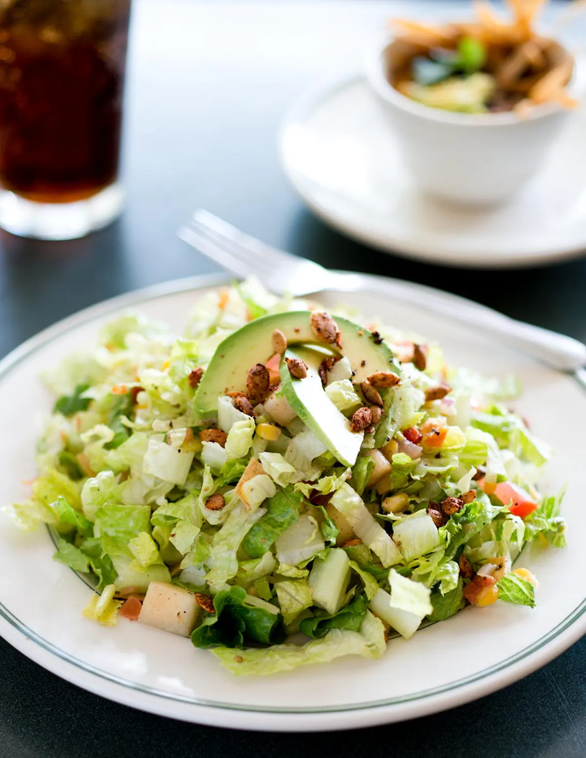 a plate of food on a table