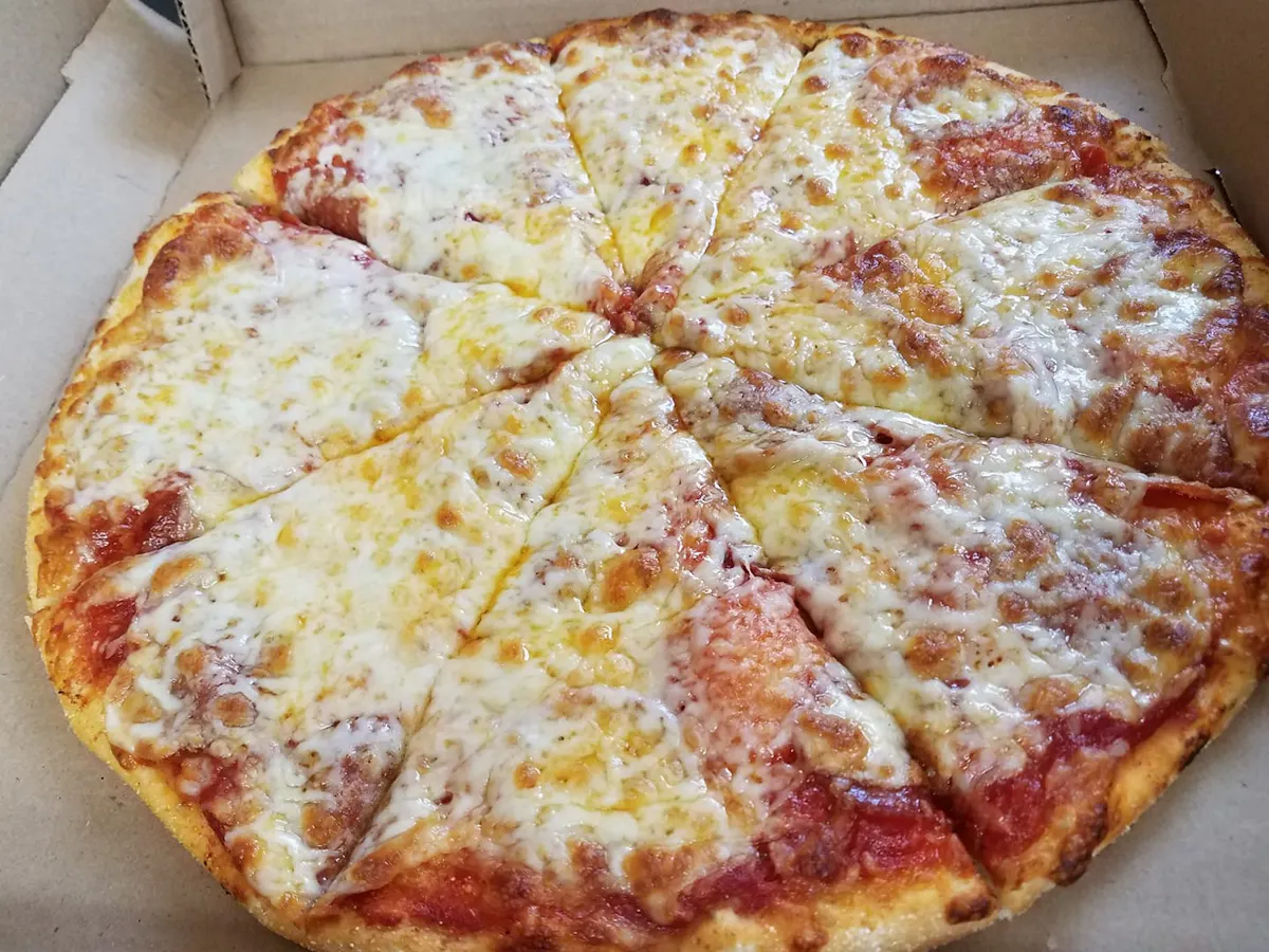a slice of pizza
