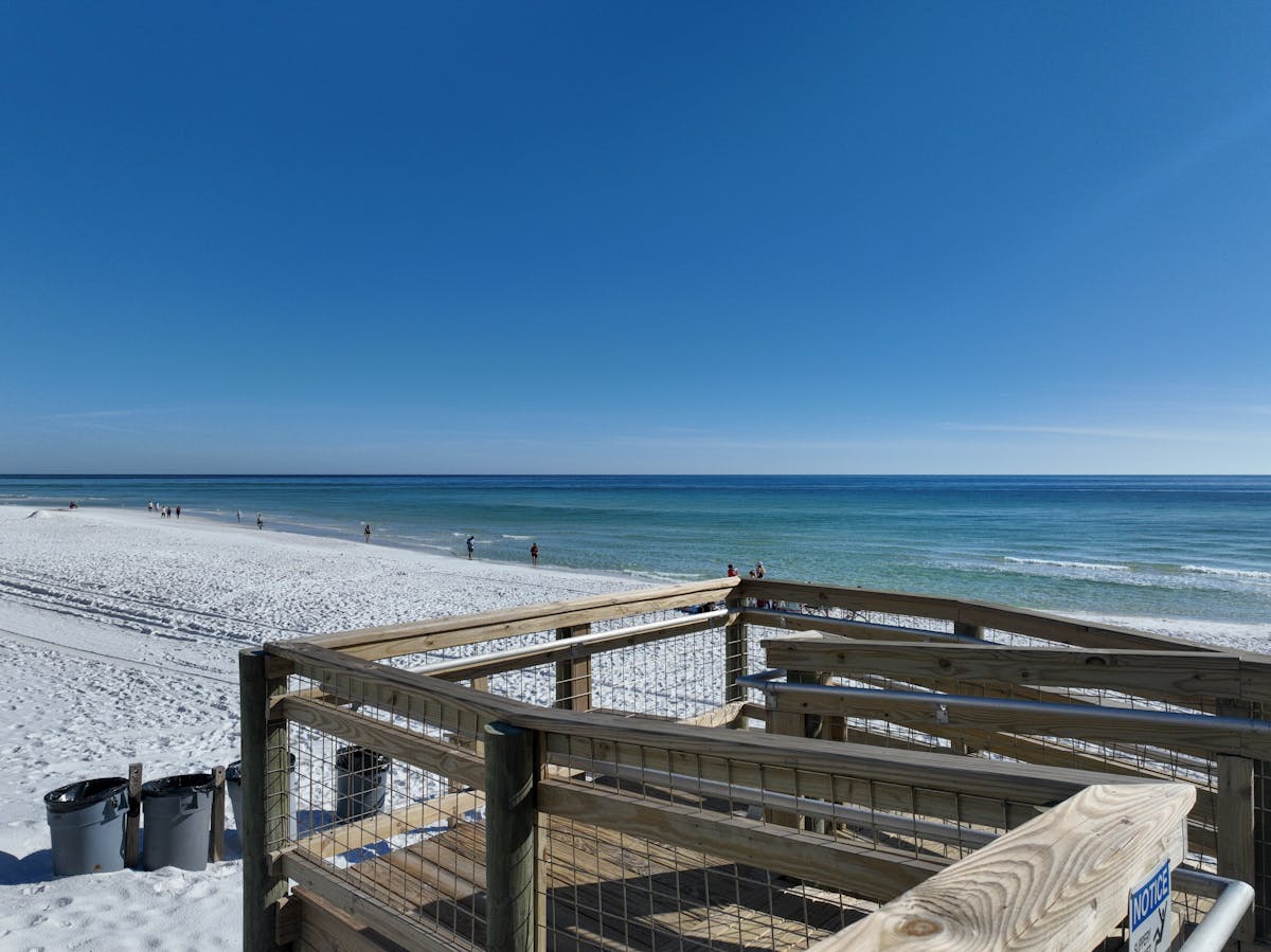 a bench overlooking the ocean