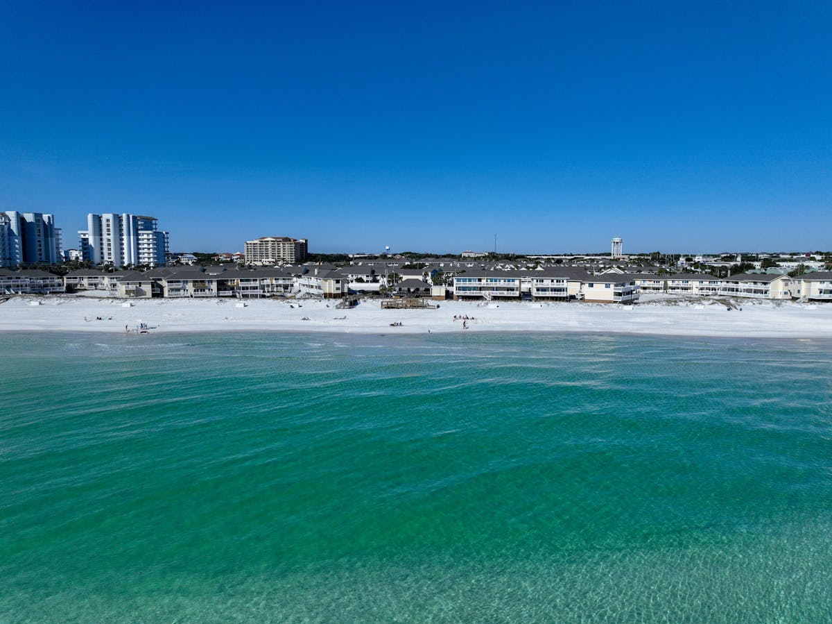a large body of water next to the ocean