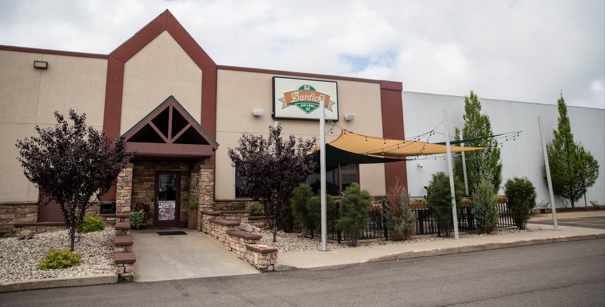 a closeup of a restaurant entrance