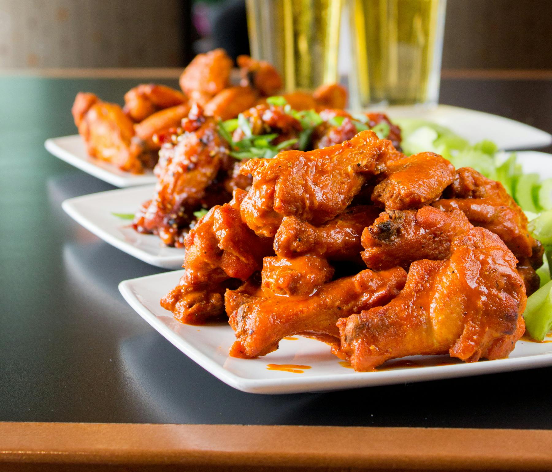 a plate of food on a table