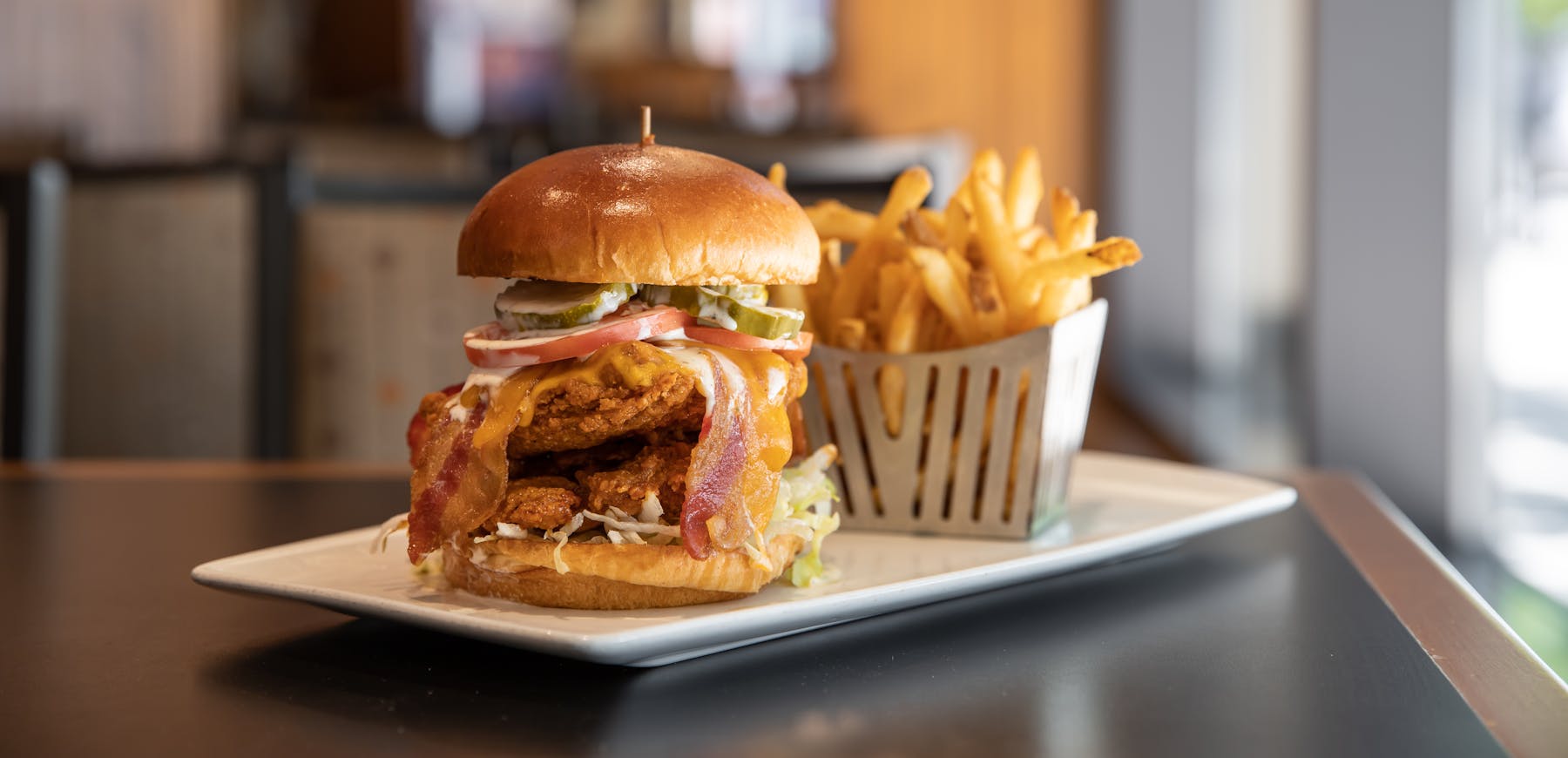 a close up of a sandwich sitting on top of a table
