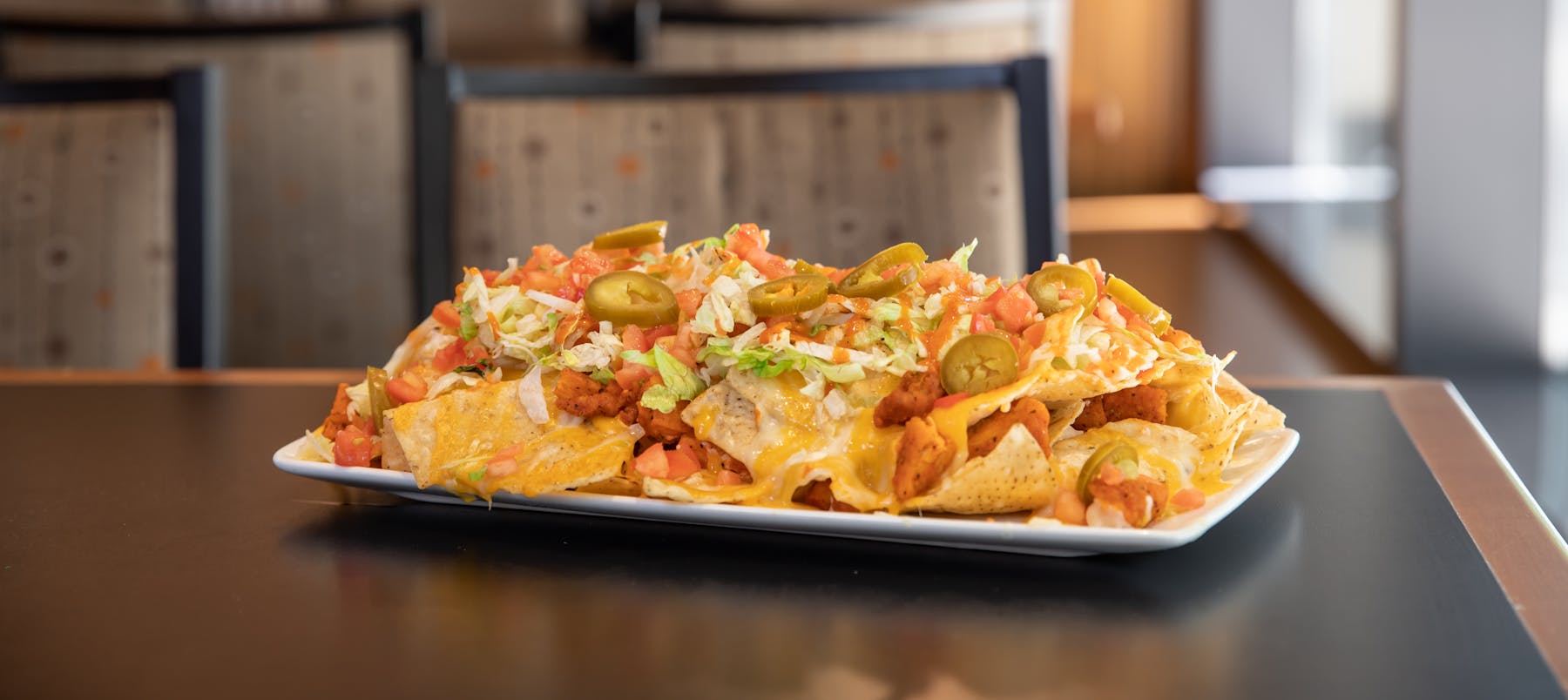 a tray of food on a table