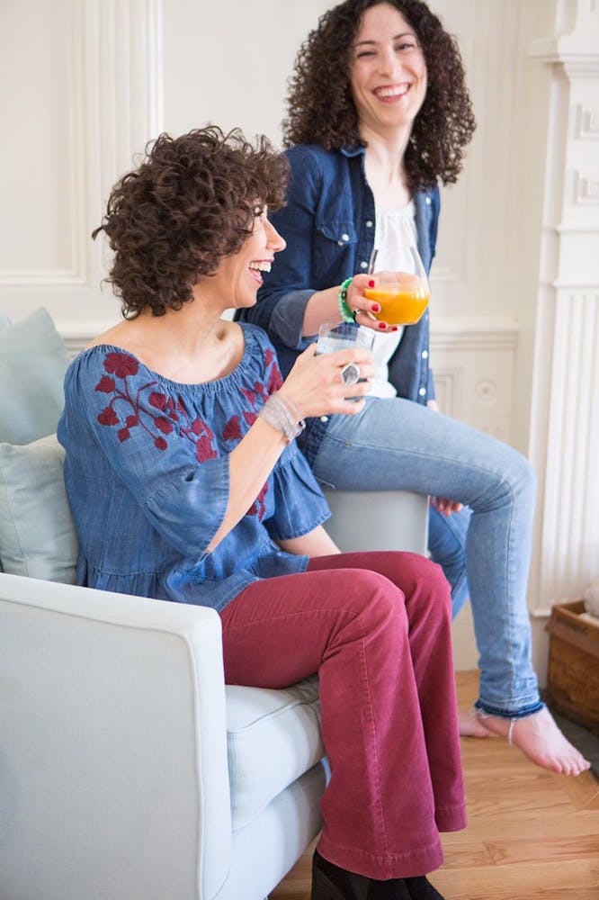 a person sitting on a couch