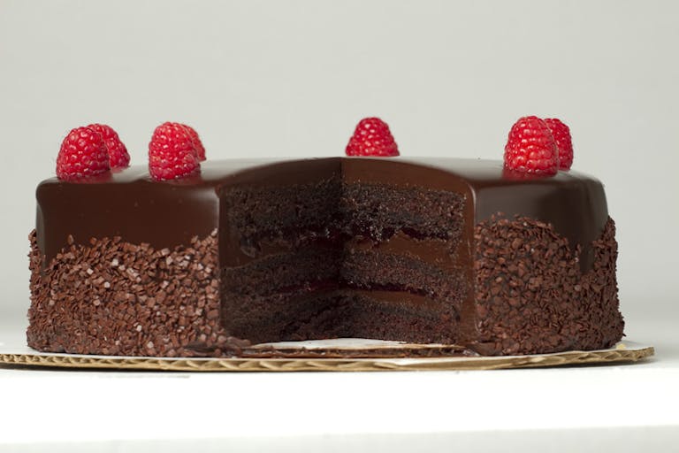 Chocolate Raspberry Truffle Cake - 6