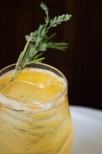a glass of orange juice