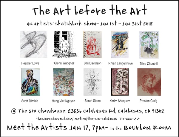 The Art Before The Art: Sketchbook Show