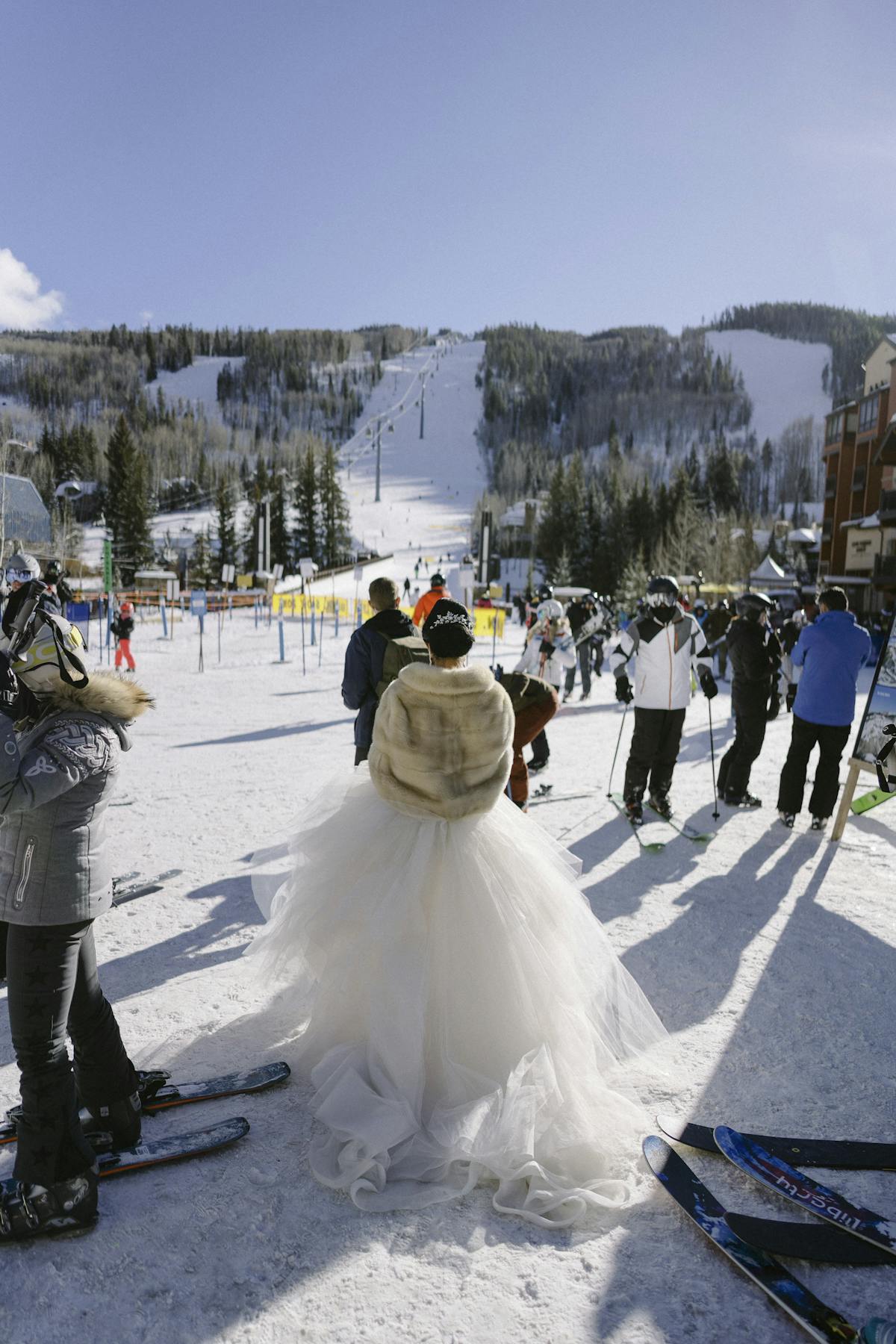 Larkspur Vail Winter Wedding Venue Colorado Base of Mountain
