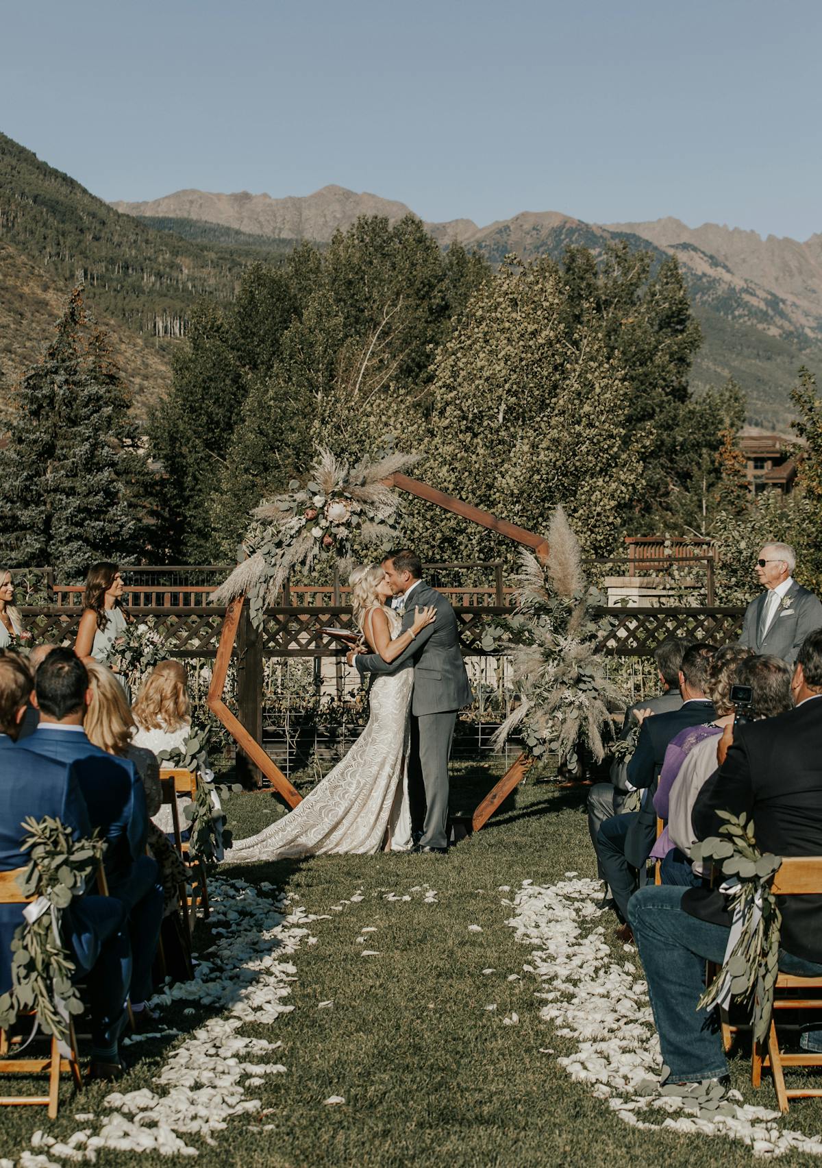 Larkspur Wedding Venue Vail Colorado Mountain Wedding Ceremony