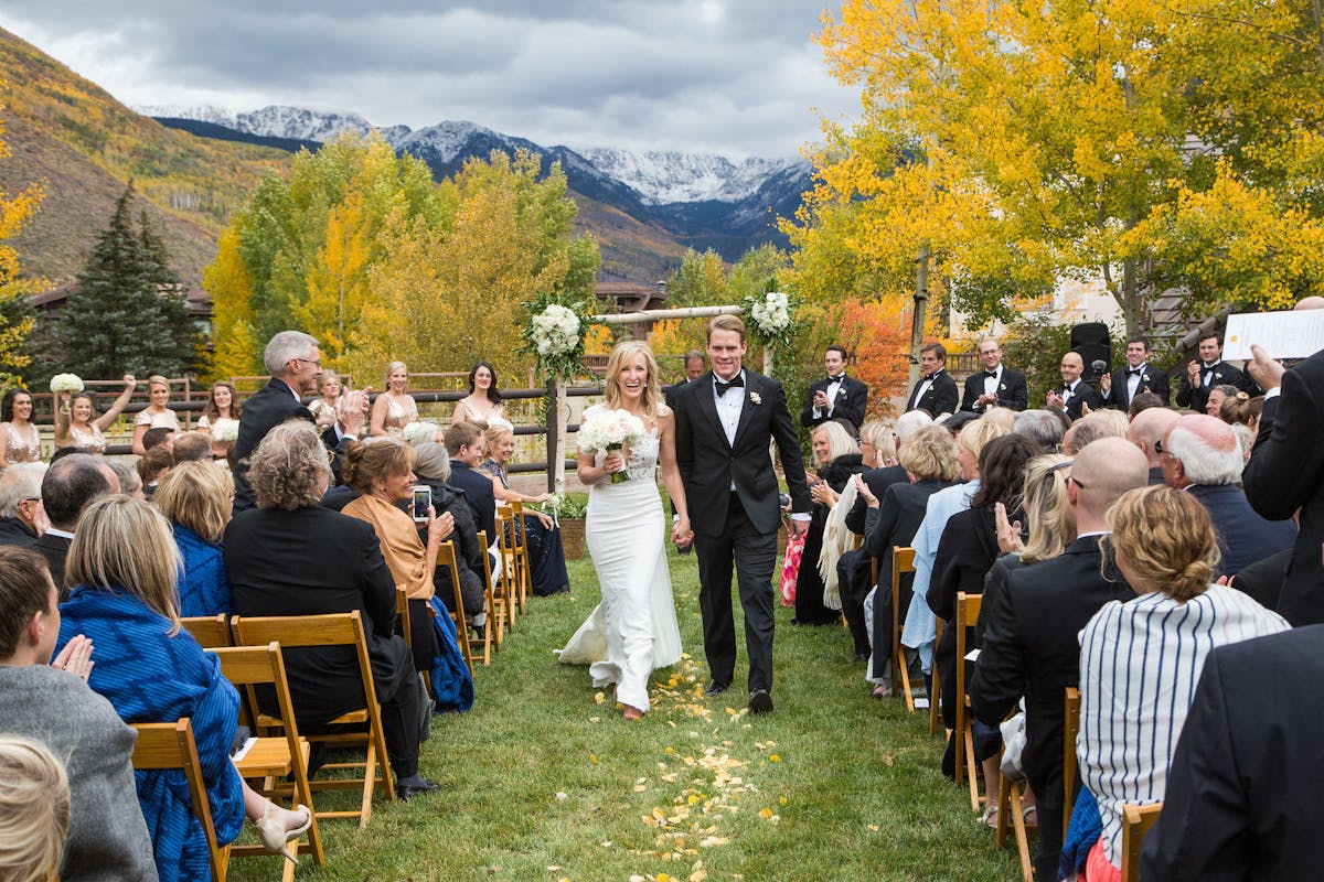 Vail Colorado Mountain Wedding Venue Outdoor Ceremony