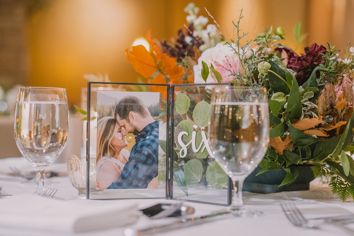 Larkspur Vail Winter Wedding Venue Colorado Table Decor