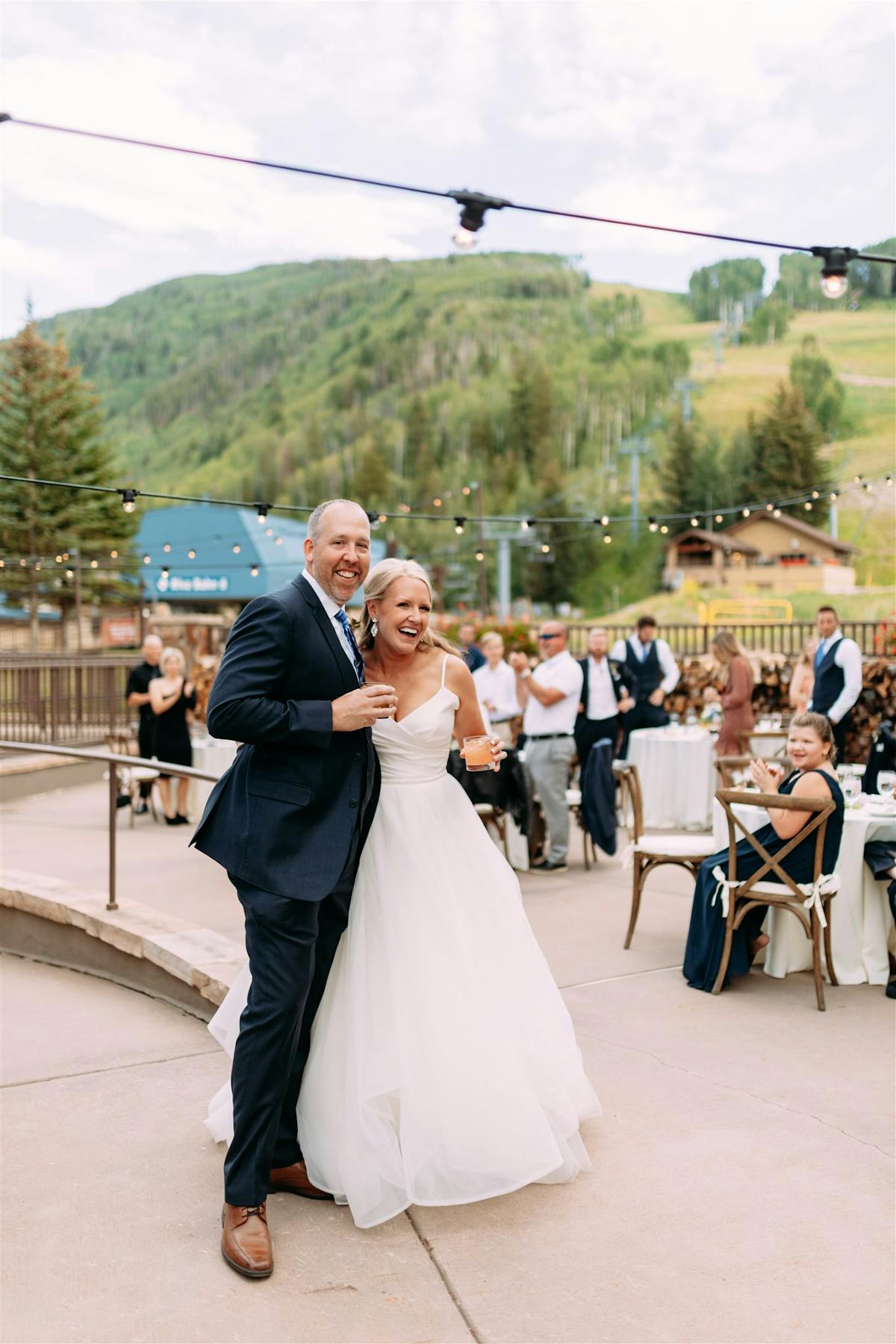 Larkspur Wedding Venue Vail Colorado Mountain Wedding Mountainside Outdoor Patio Seating