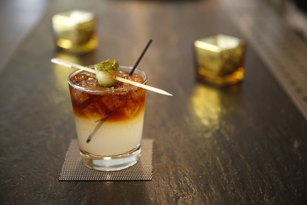 a glass cup on a table