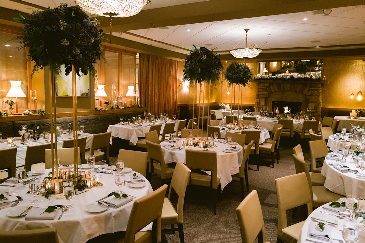 Larkspur Vail Winter Wedding Venue Colorado Dining Room