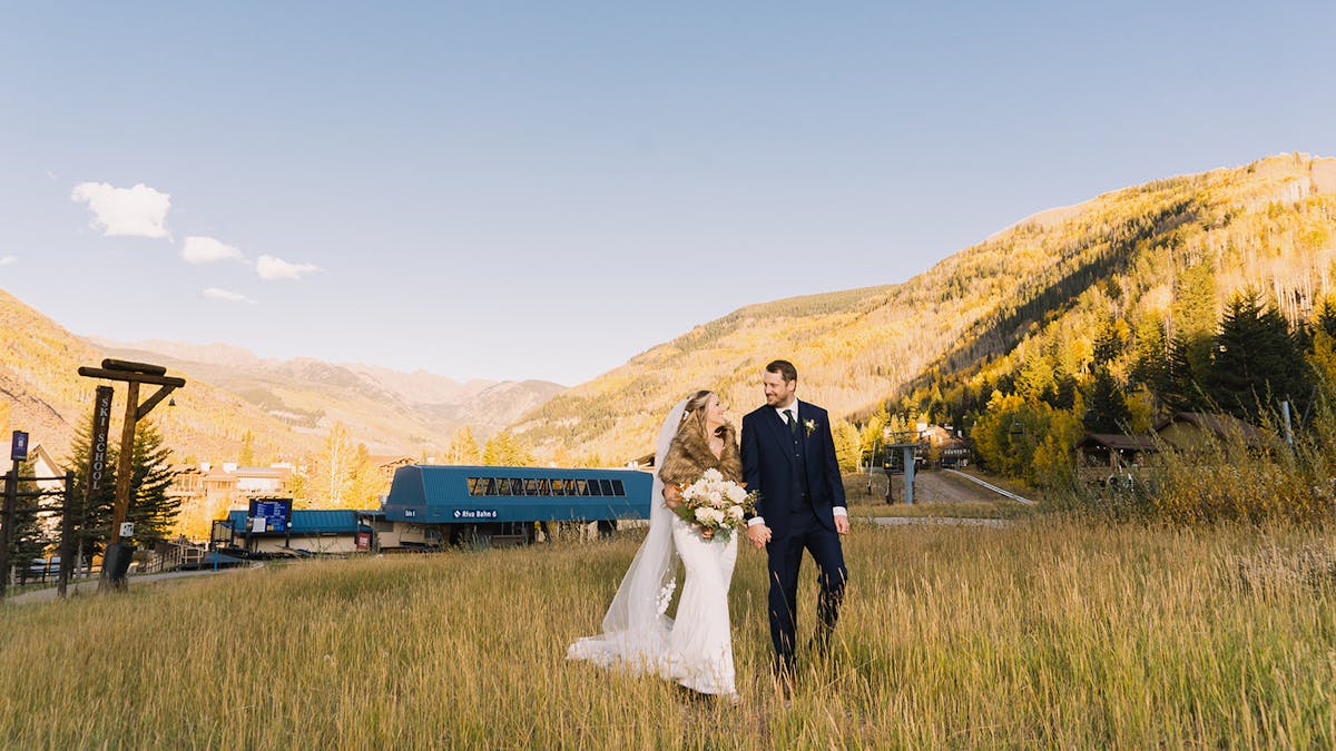 Larkspur Wedding Venue Vail Colorado Mountain Wedding Ceremony Lawn