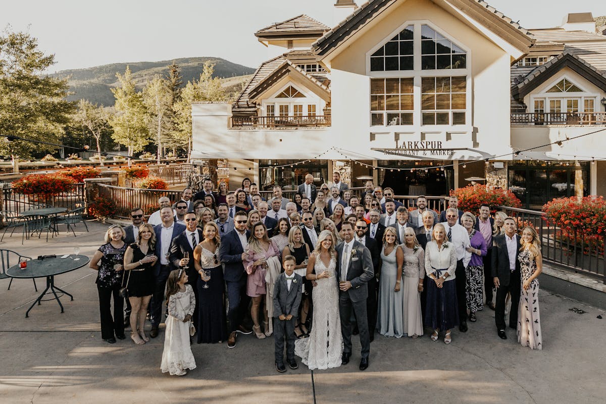 Larkspur Restaurant Events Weddings Vail Colorado Mountainside Patio Deck