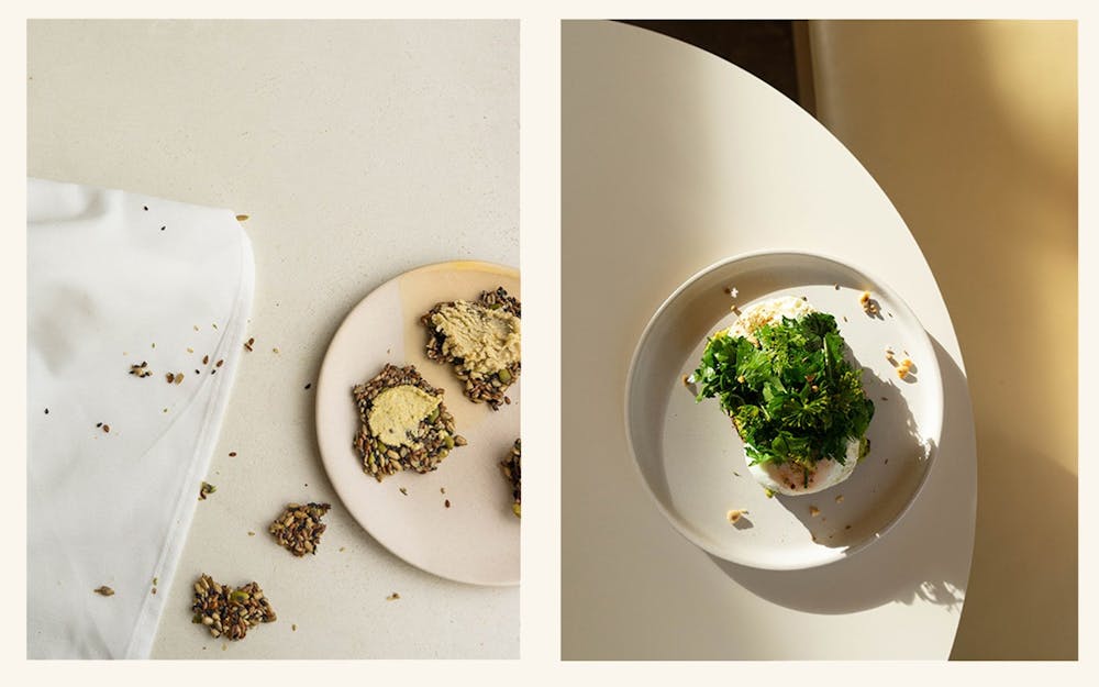 a bowl of food on a plate