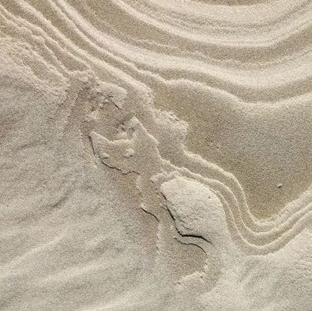 a close up of sand