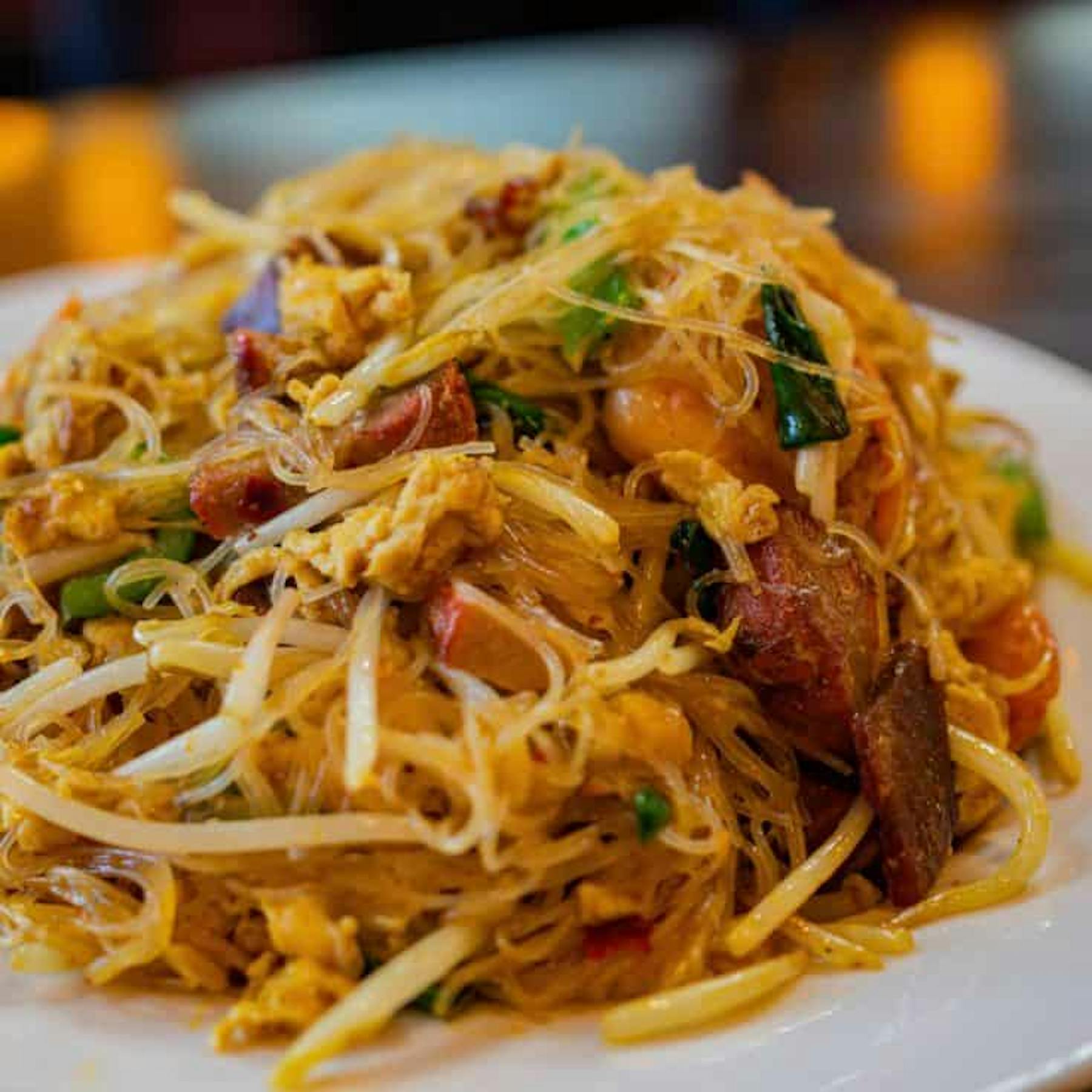 a close up of a plate of food