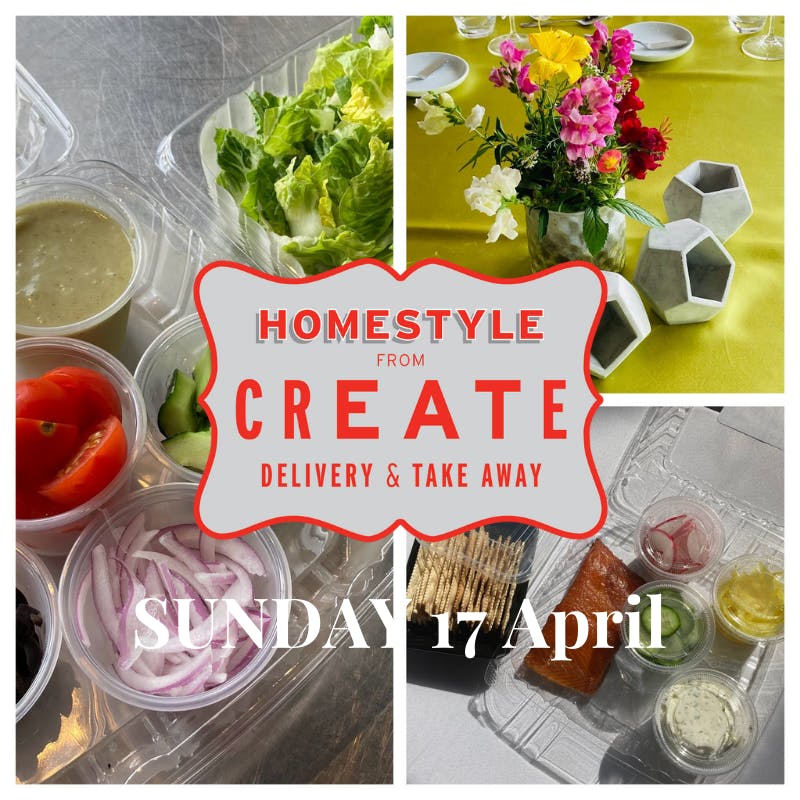 a bunch of different types of food