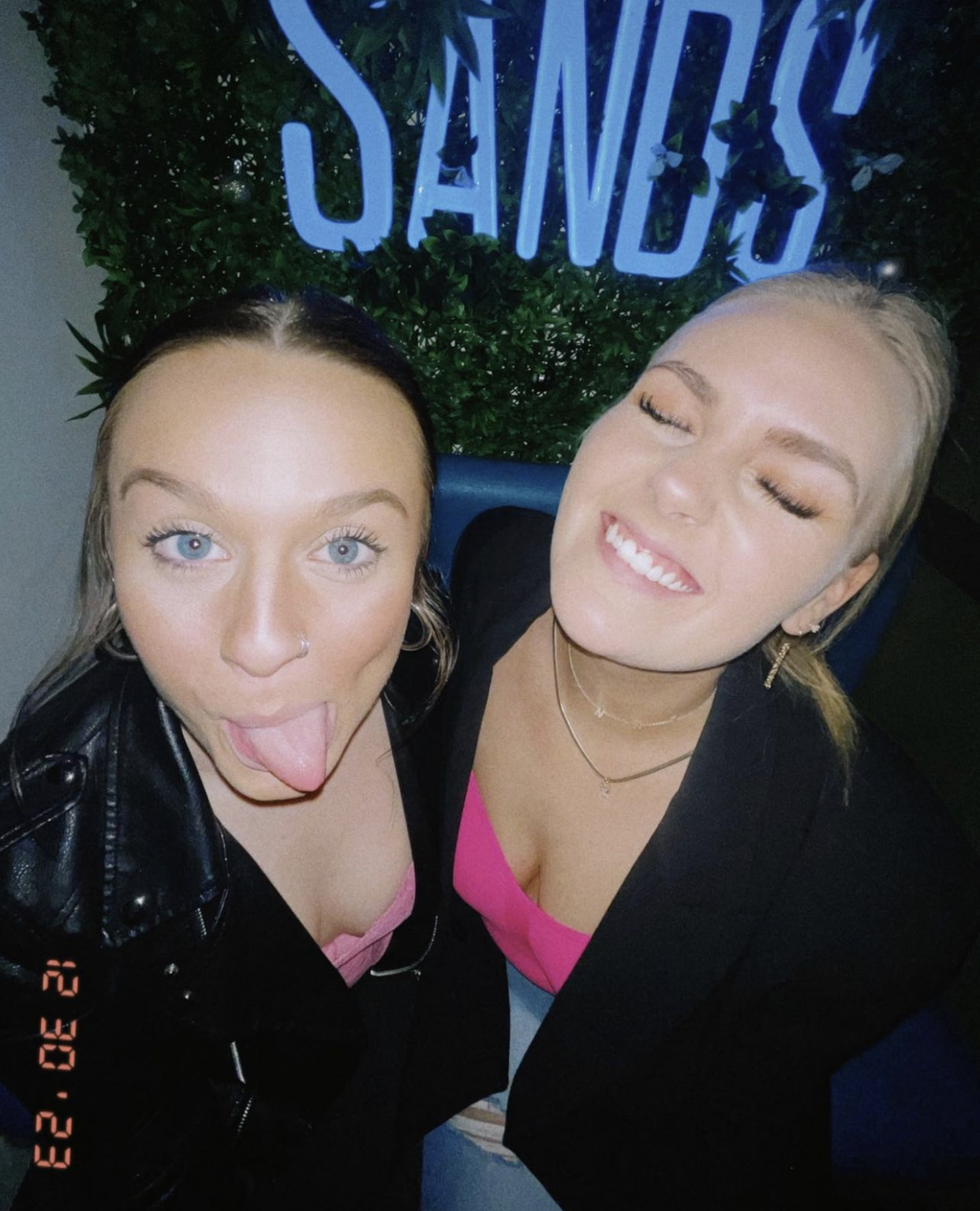 a couple of people posing for a photo