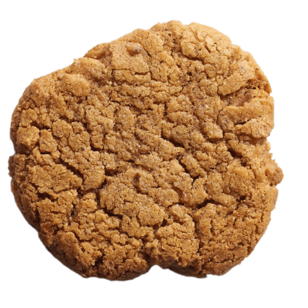 a close up of a cookie