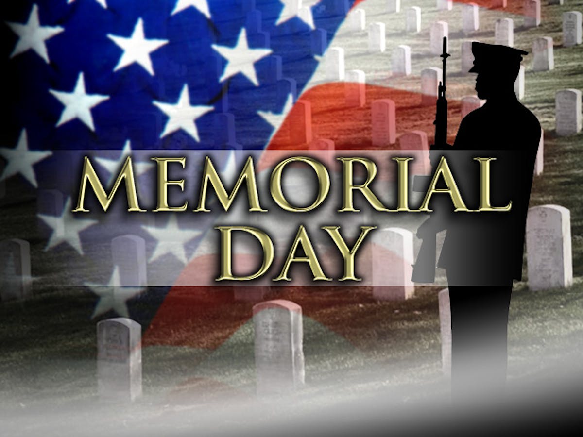 a graphic illustration of Memorial Day