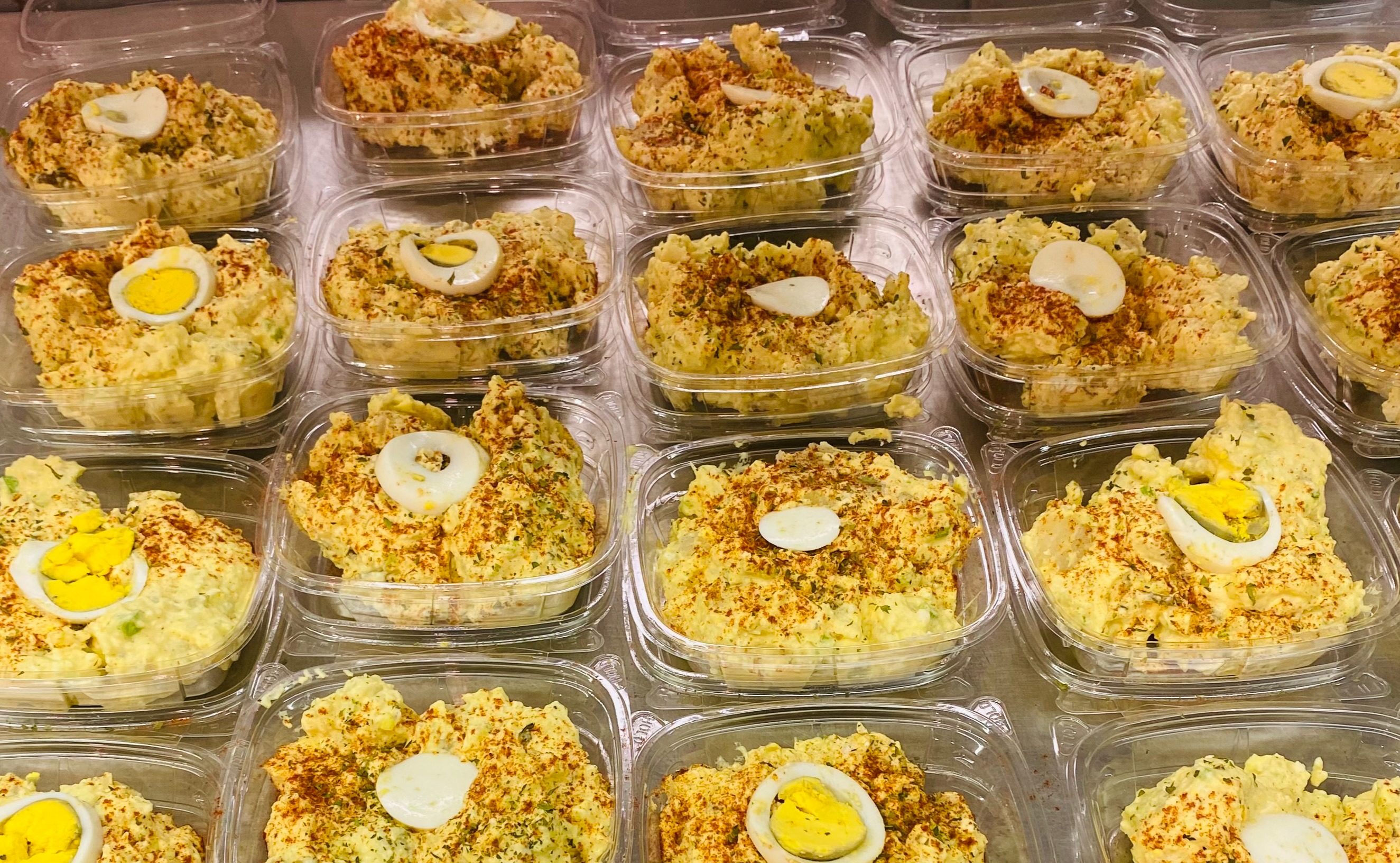 several different types of food