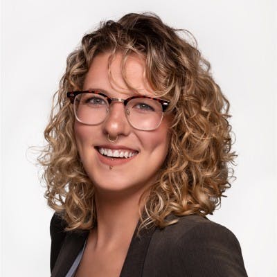 a person smiling for the camera