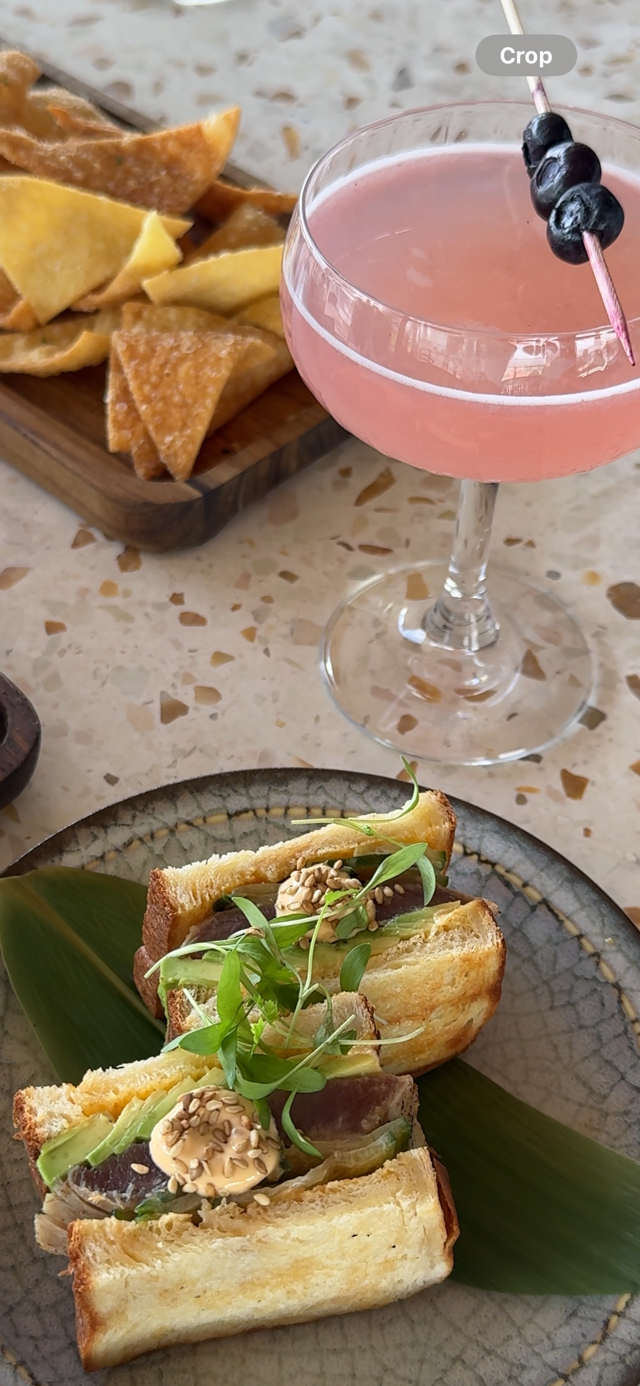 a plate of food next to a drink